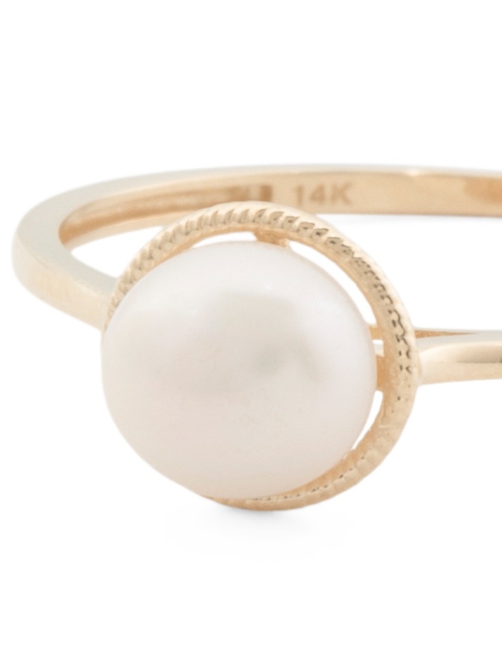 ❤️PEARL D'OR 14kt Gold Fancy Pearl Ring - Picture 3 of 4